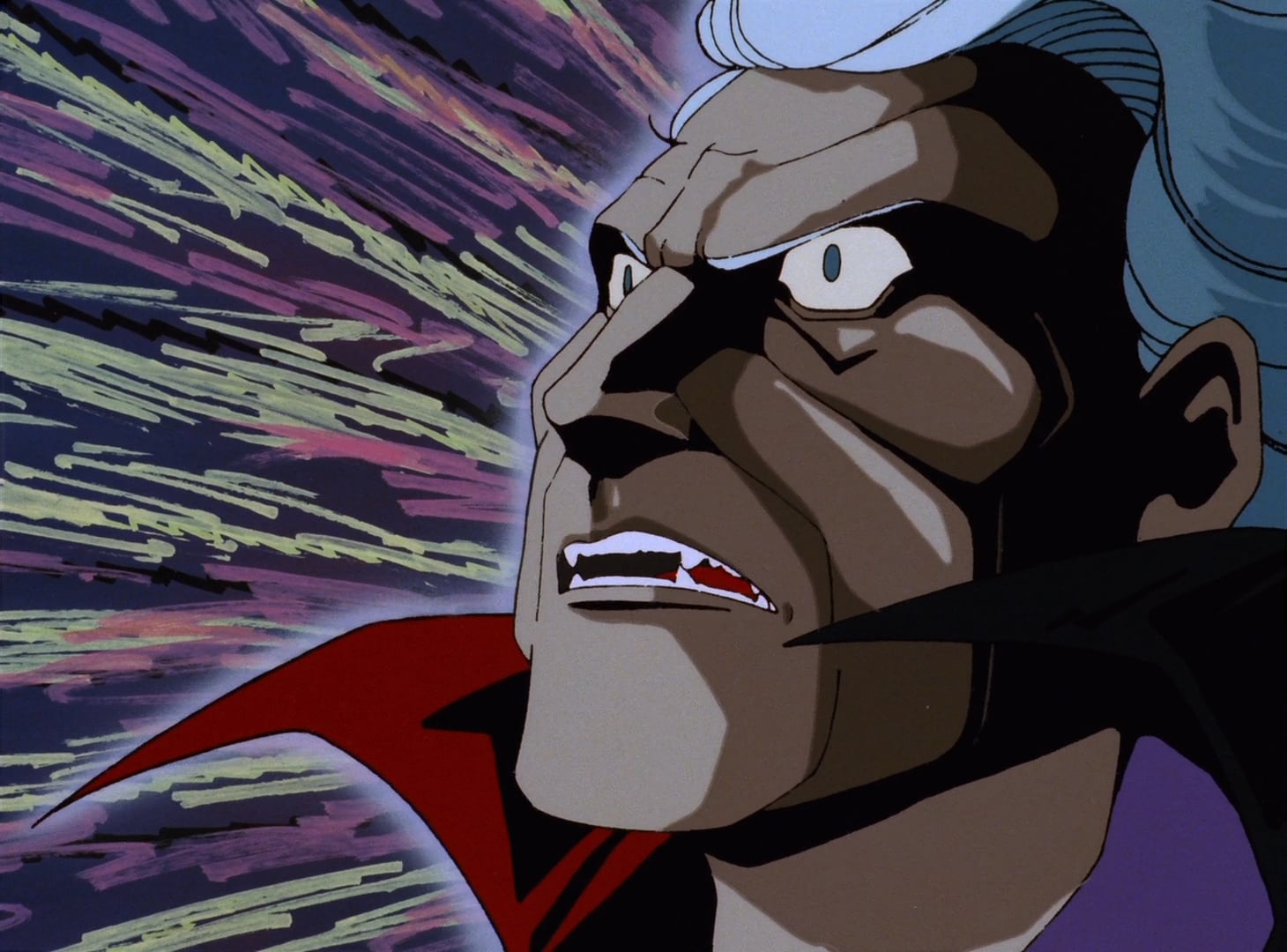 Vampire Hunter D still of Magnus in shock.