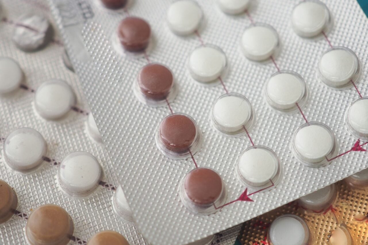 A pack of birth control pills