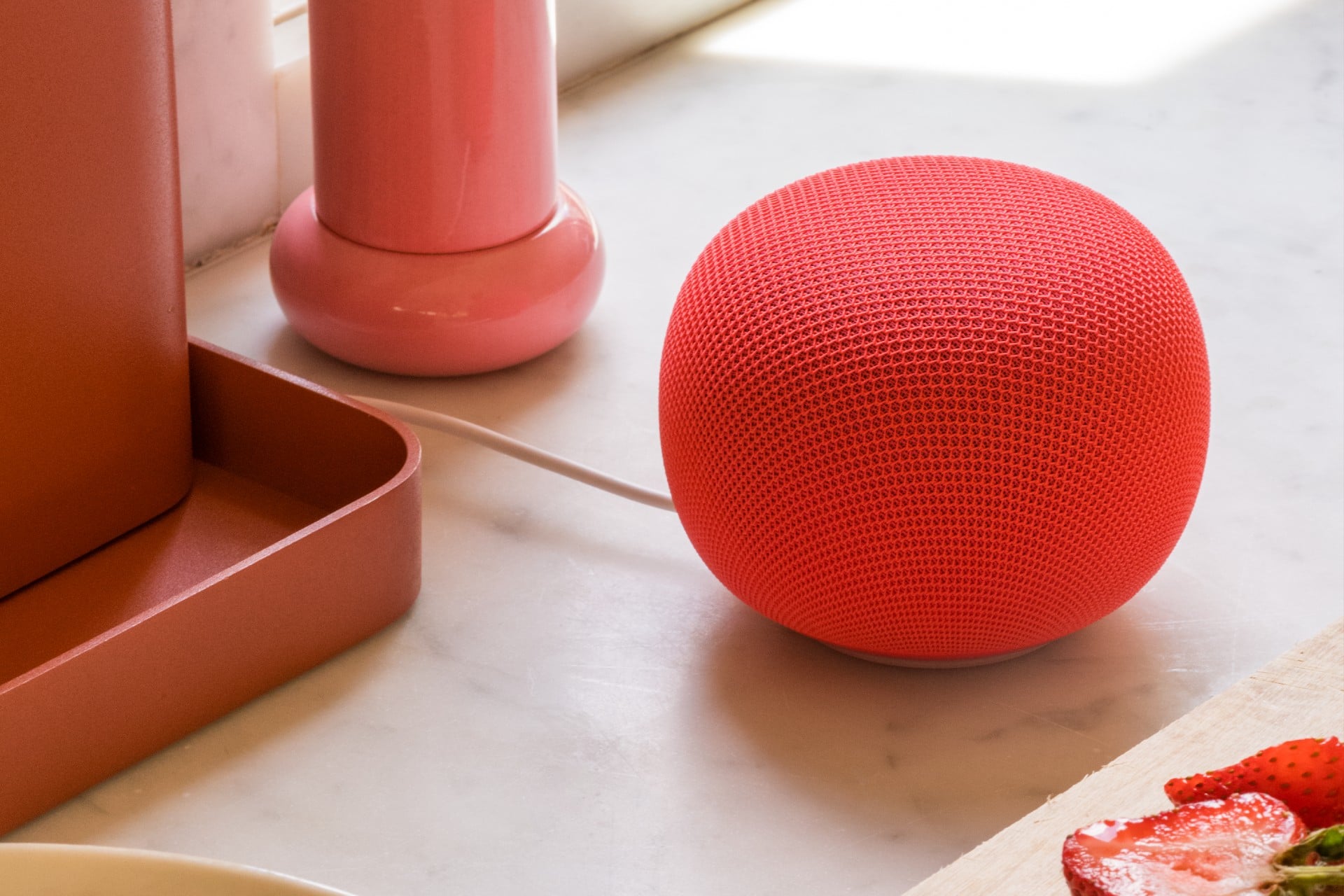Google Home Speaker Berry