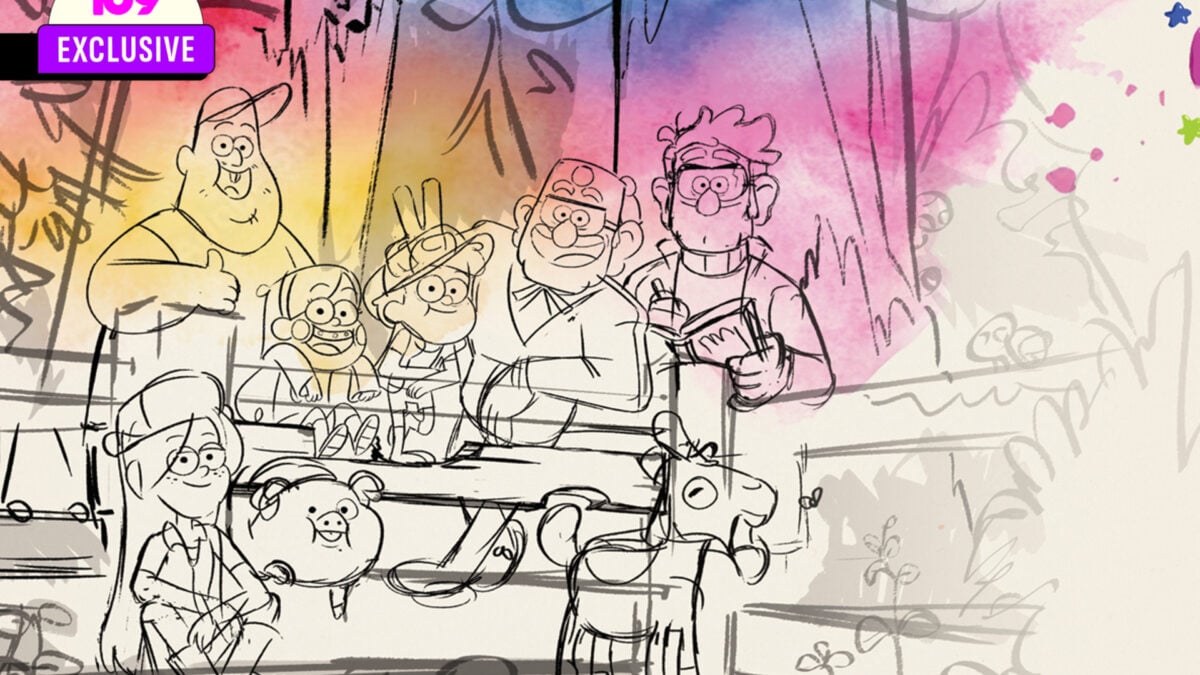 Behold, a Tiny Tease of The ‘Gravity Falls’ Art Book Behold, a Tiny Tease of The ‘Gravity Falls’ Art Book