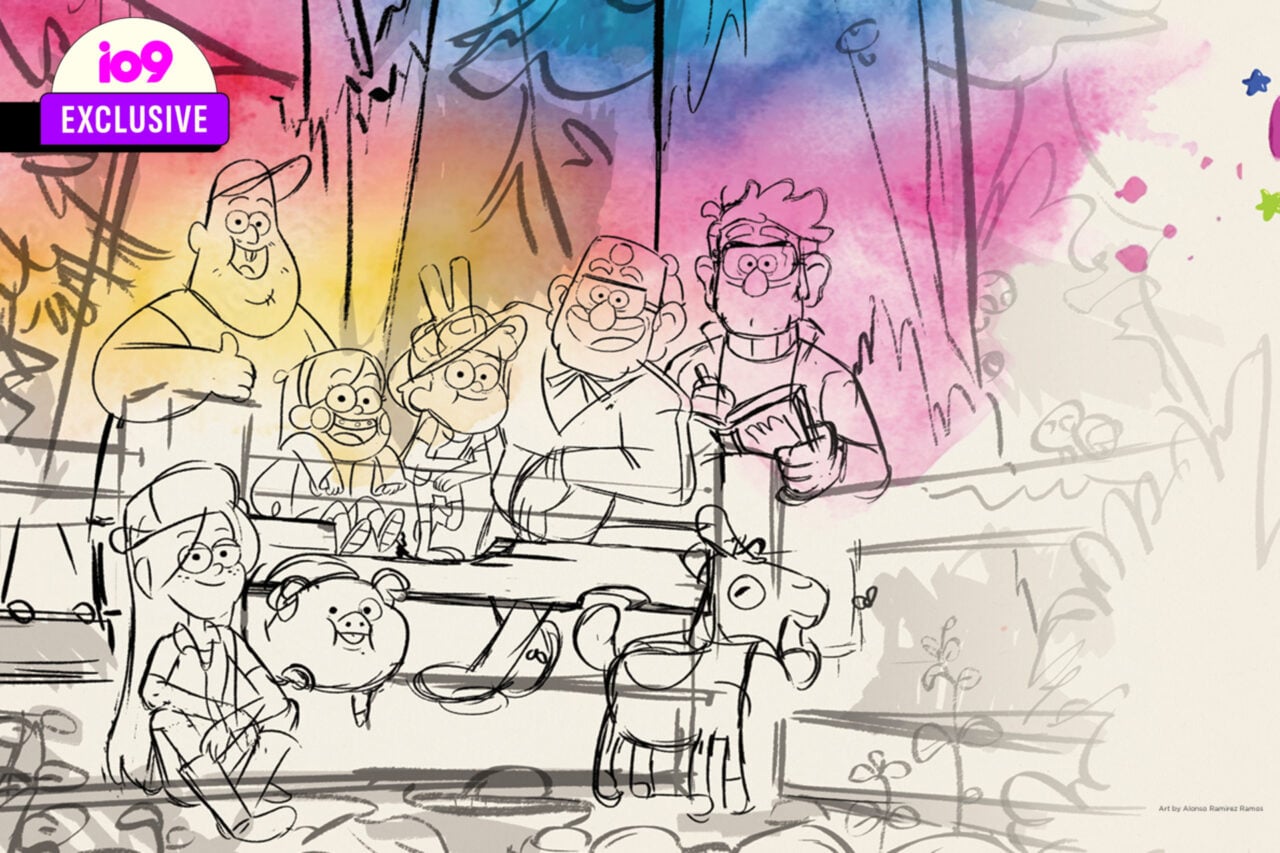 Behold, a Tiny Tease of The ‘Gravity Falls’ Art Book