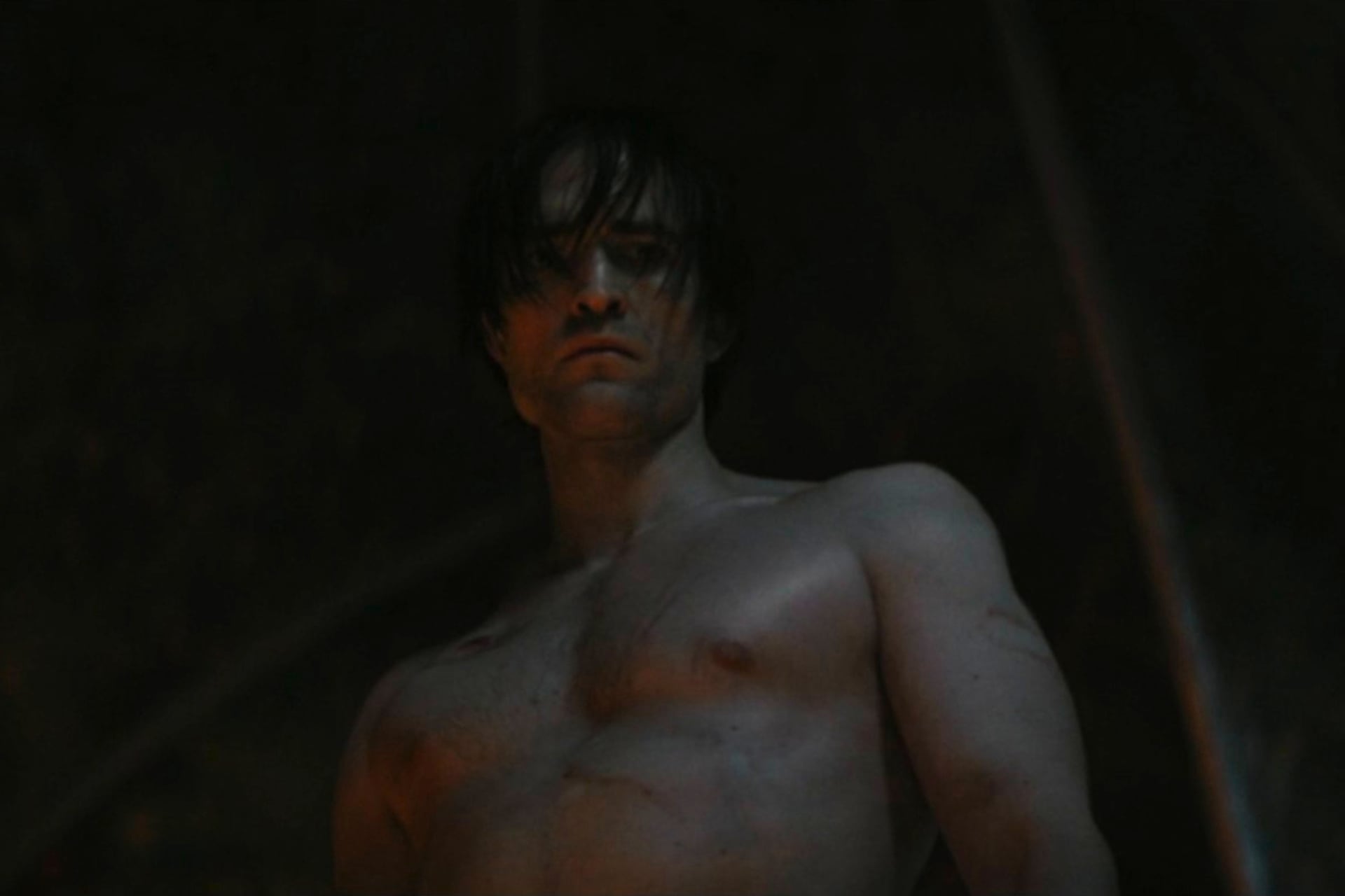 The Batman still of Robert Pattinson.