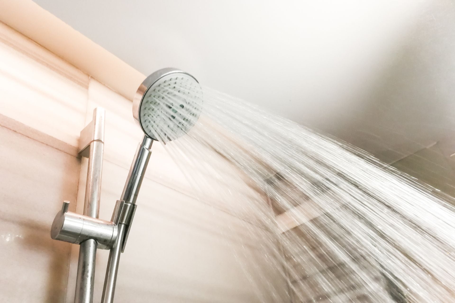 A running shower.