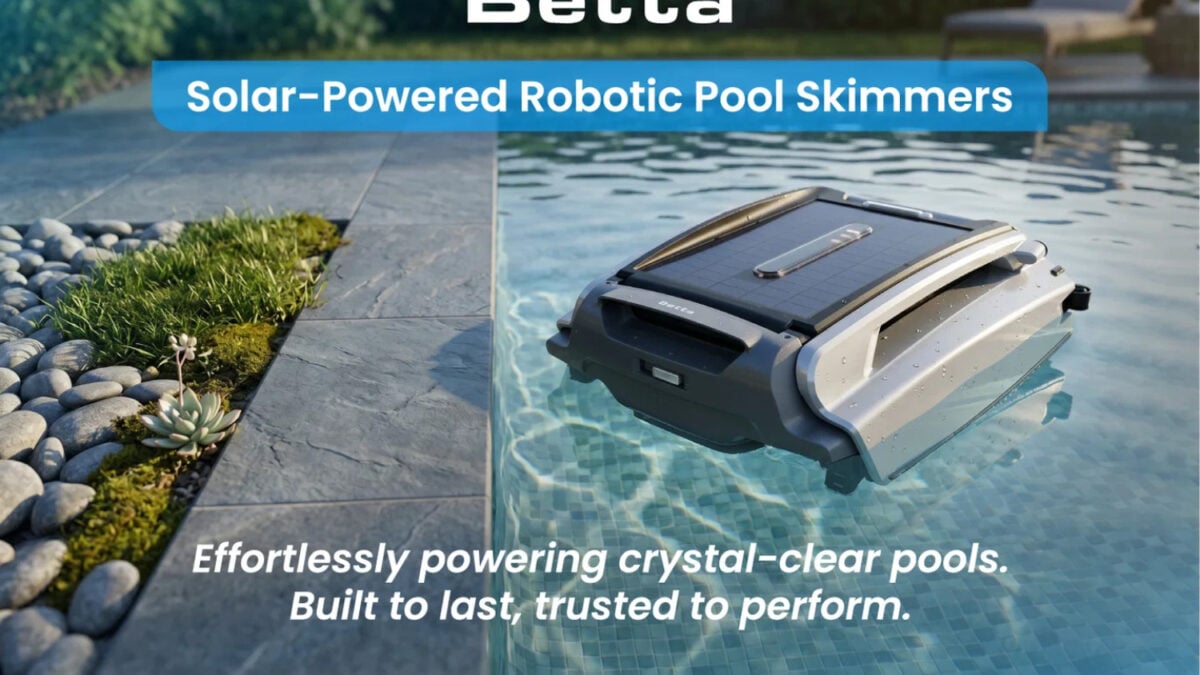 Betta's Solar-Powered Robot Pool Skimmer Drops by Hundreds, Just in Time for Peak Pool Season