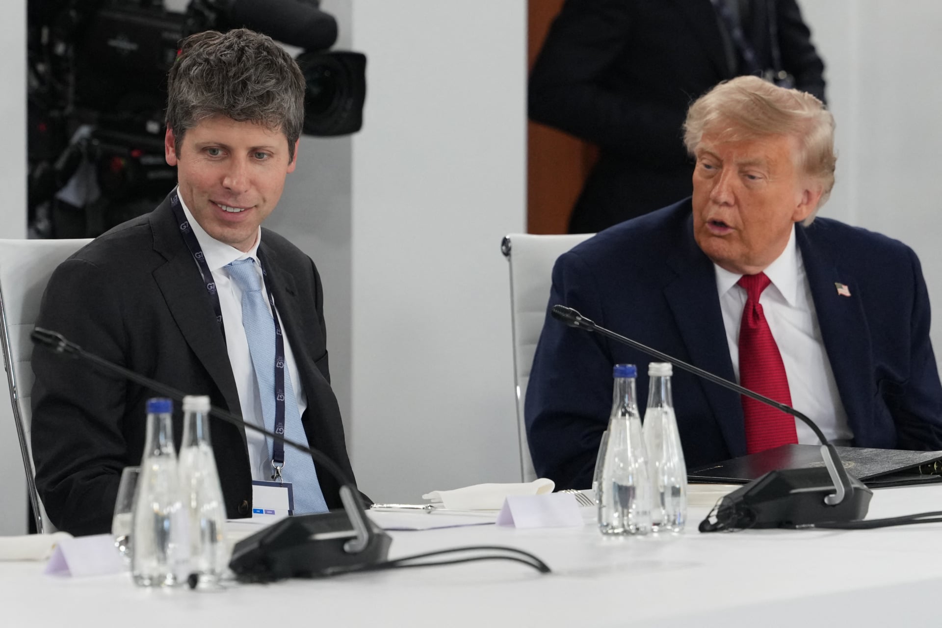 President Trump and OpenAI CEO Sam Altman