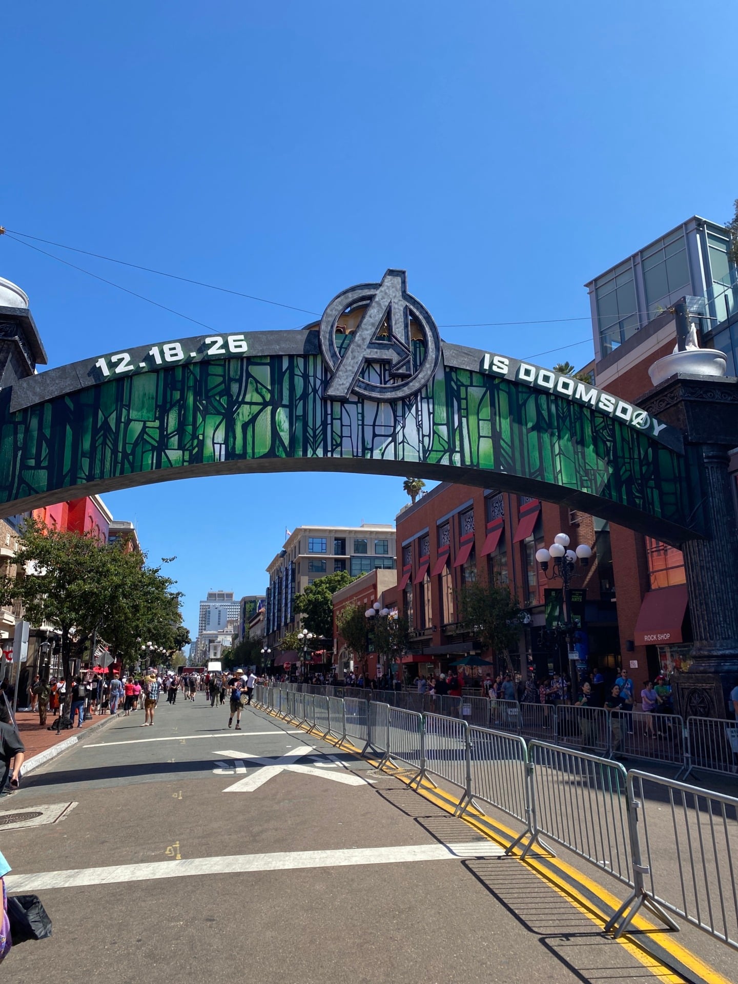 Avengers: Doomsday Gaslamp Quarter Sign