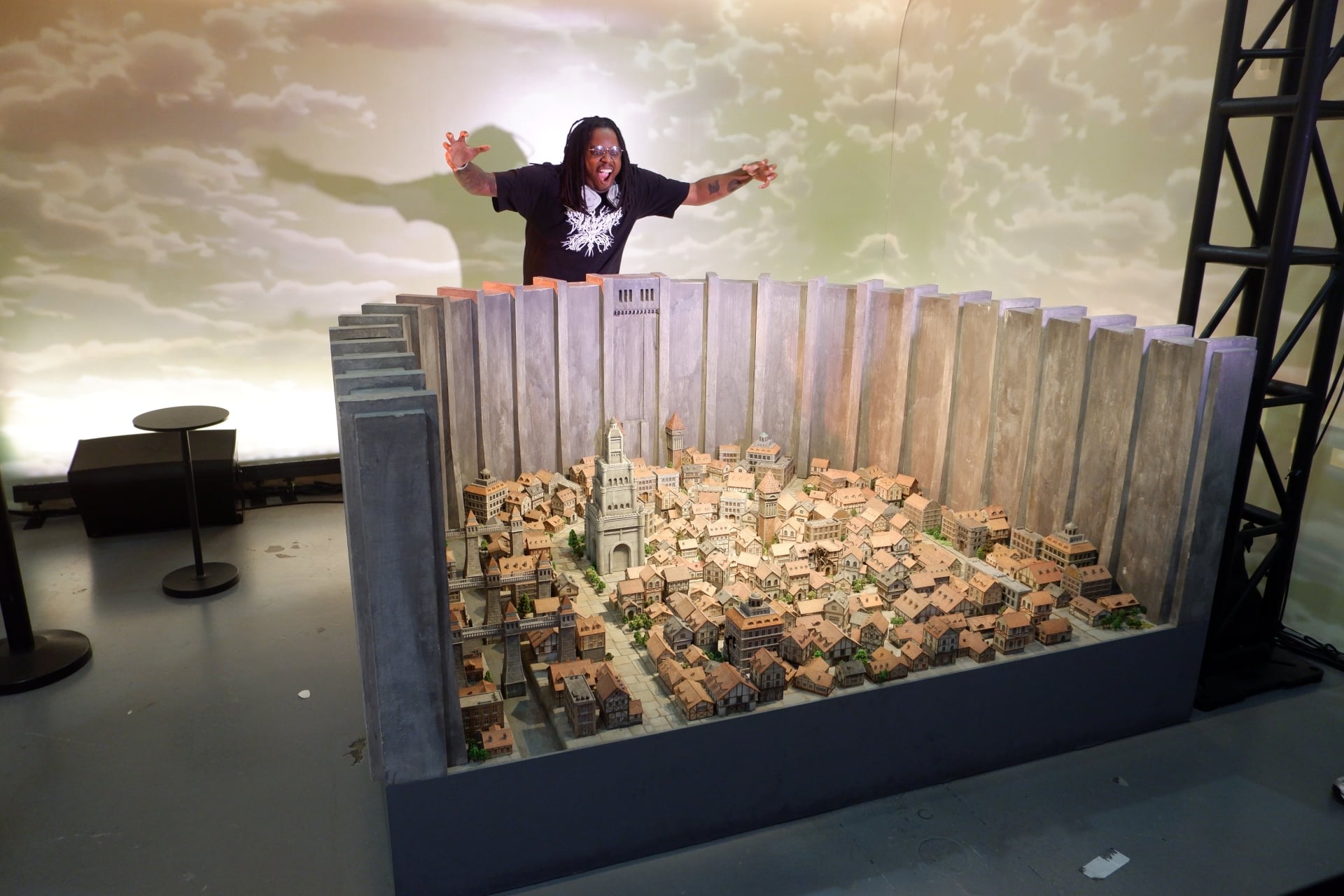 Kodansha House Attack on Titan display.