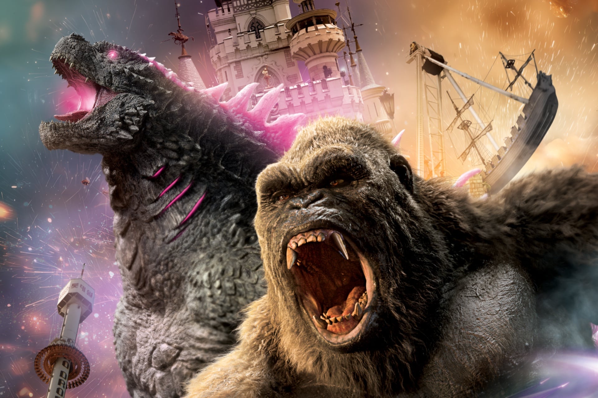 Kongxgodzilla Ride