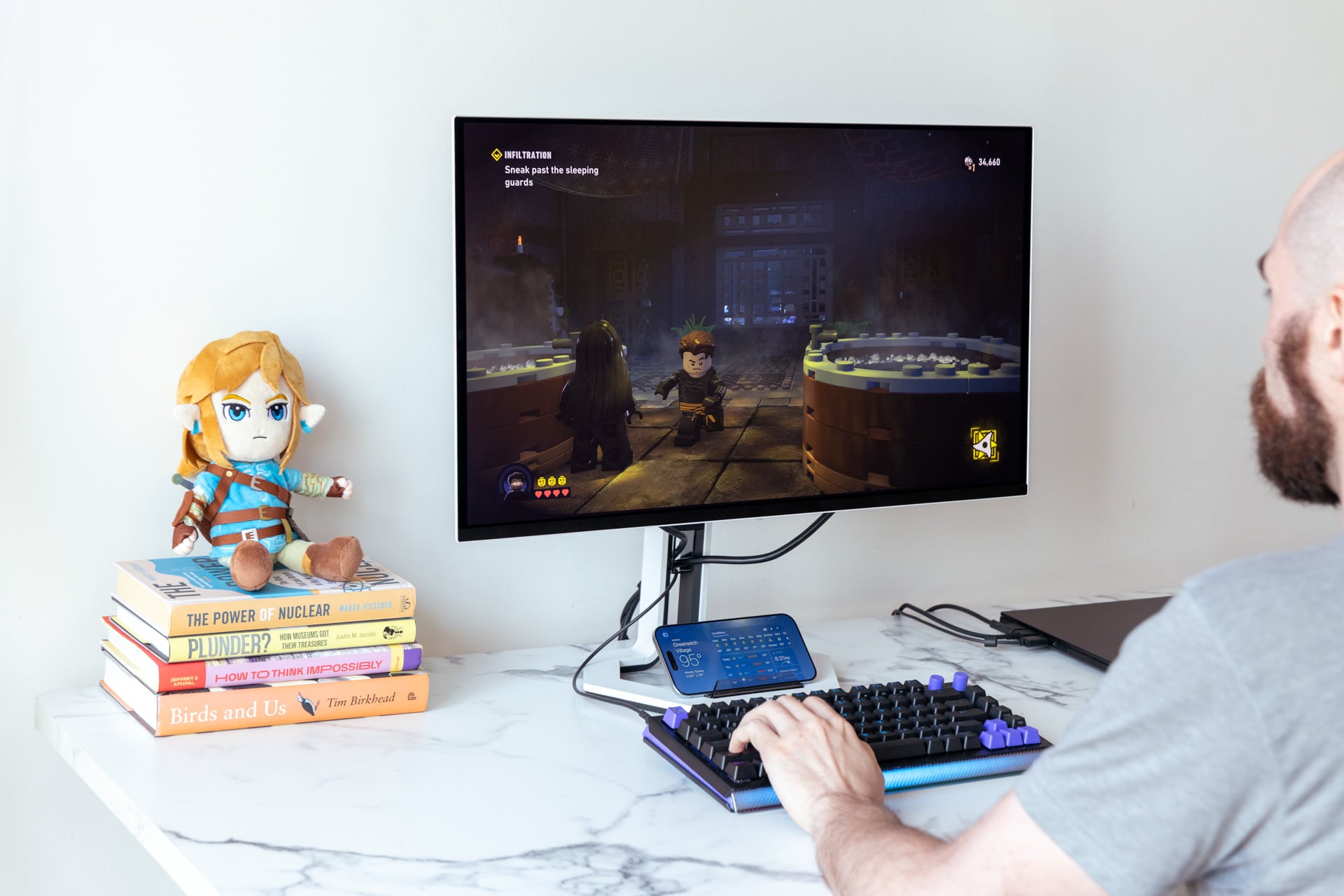 Lenovo's 27-inch gaming monitor has the brightness you want for quality HDR in games.