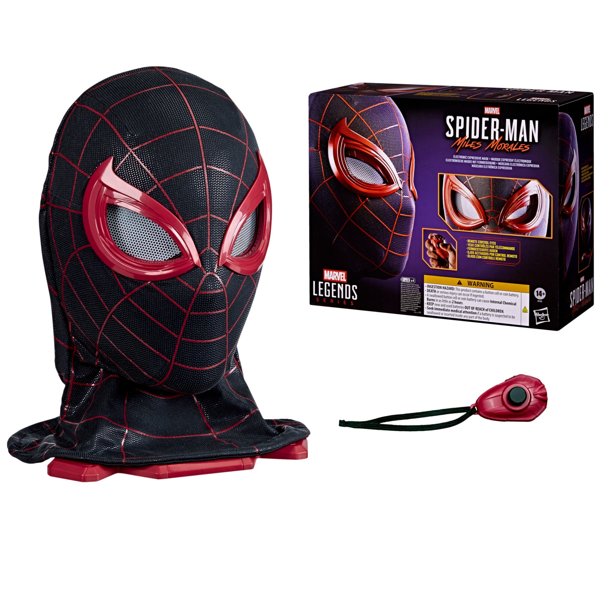 Marvel Legends Series Spider Man Miles Morales Electronic Expressive Mask (1)