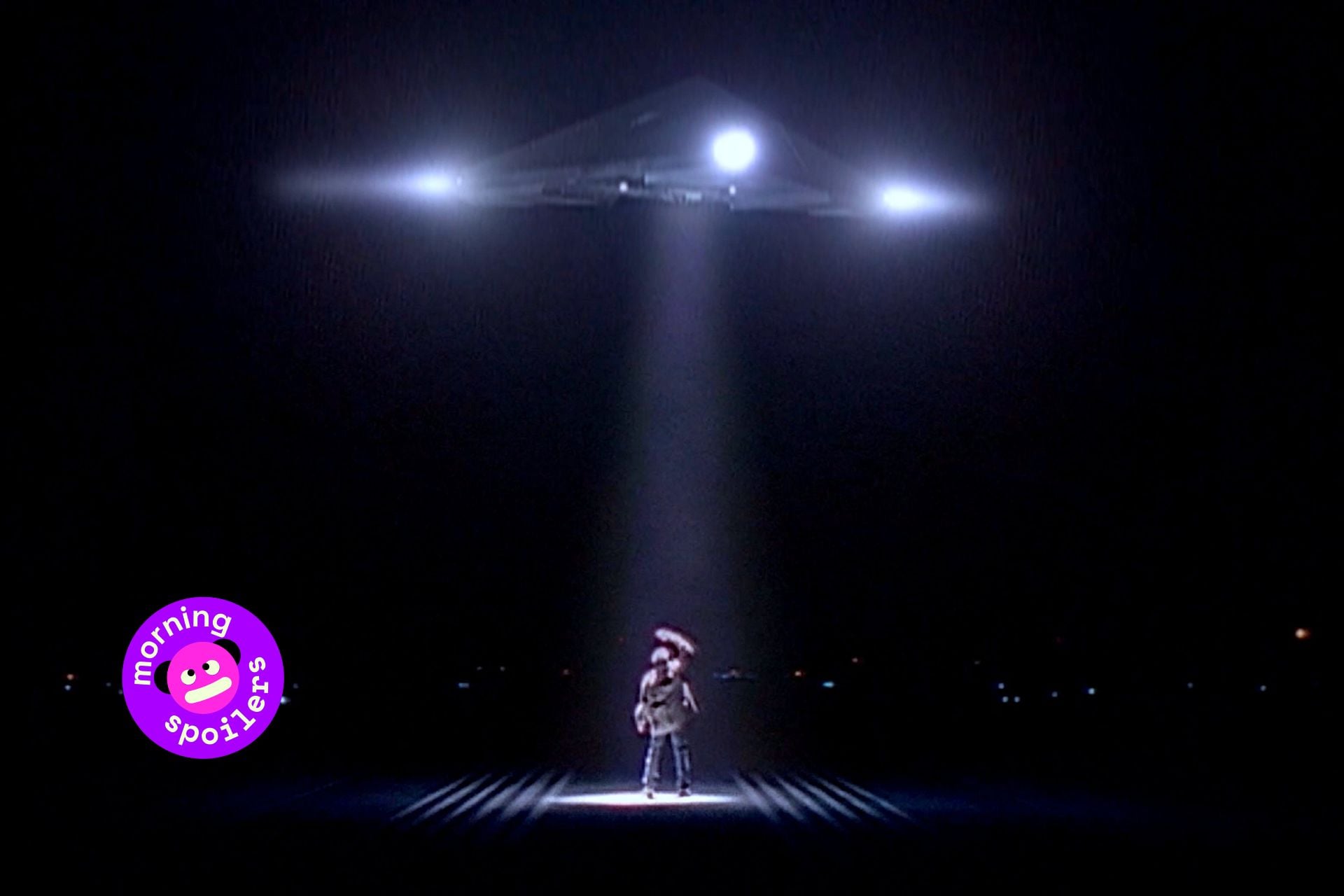 An image of a UFO ship from the original 'X-Files.'