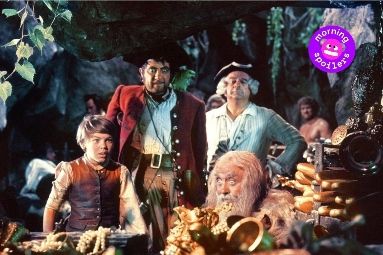 A scene from the original 'Treasure Island.'