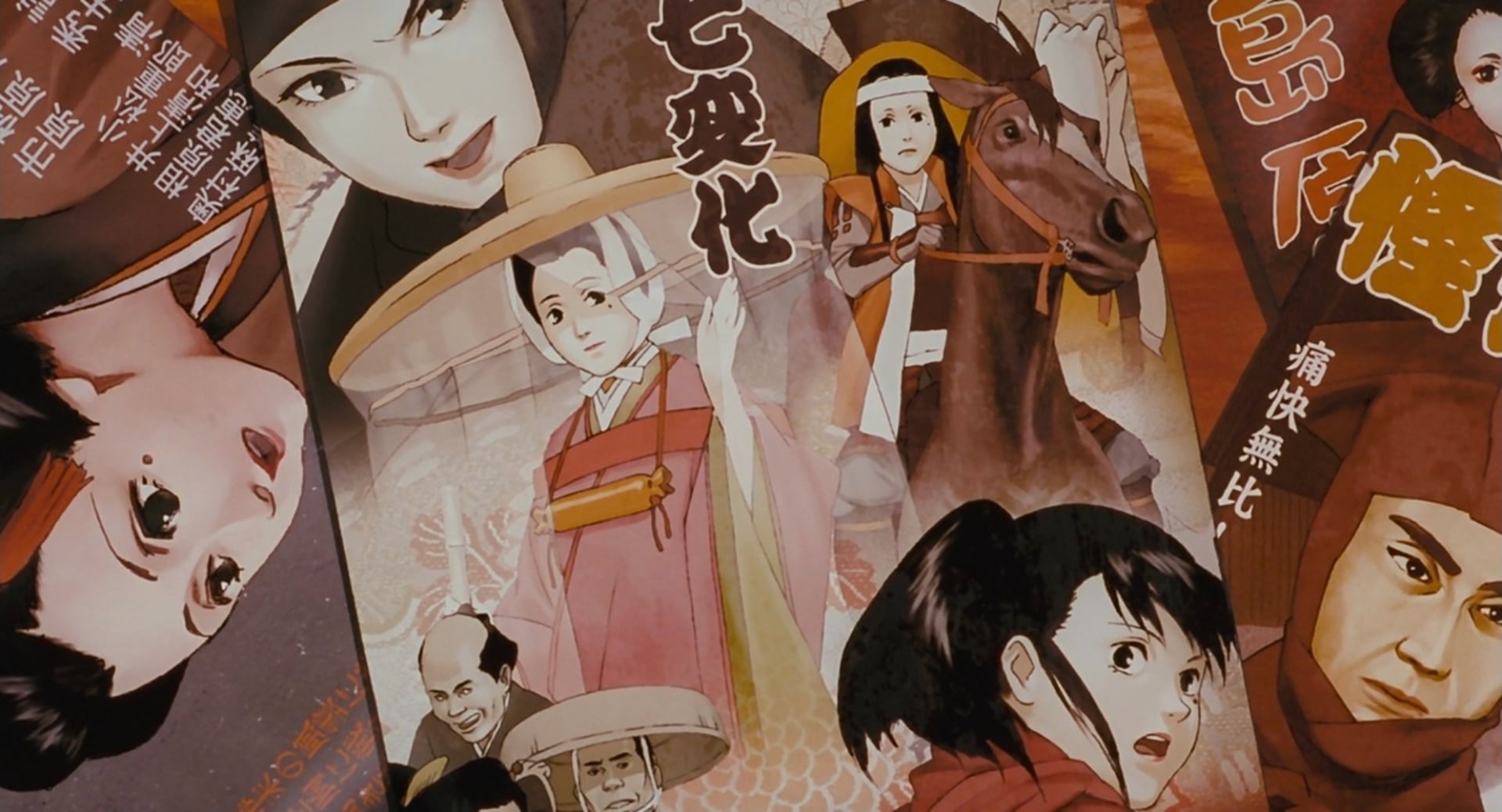 Millennium Actress still of Chiyoko's posters.