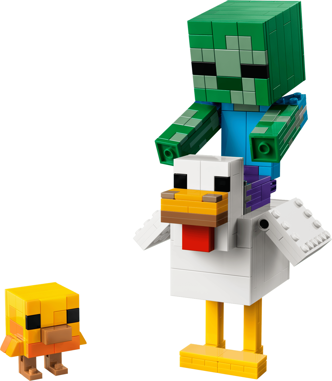 Minecraft Chicken Jockey Lego