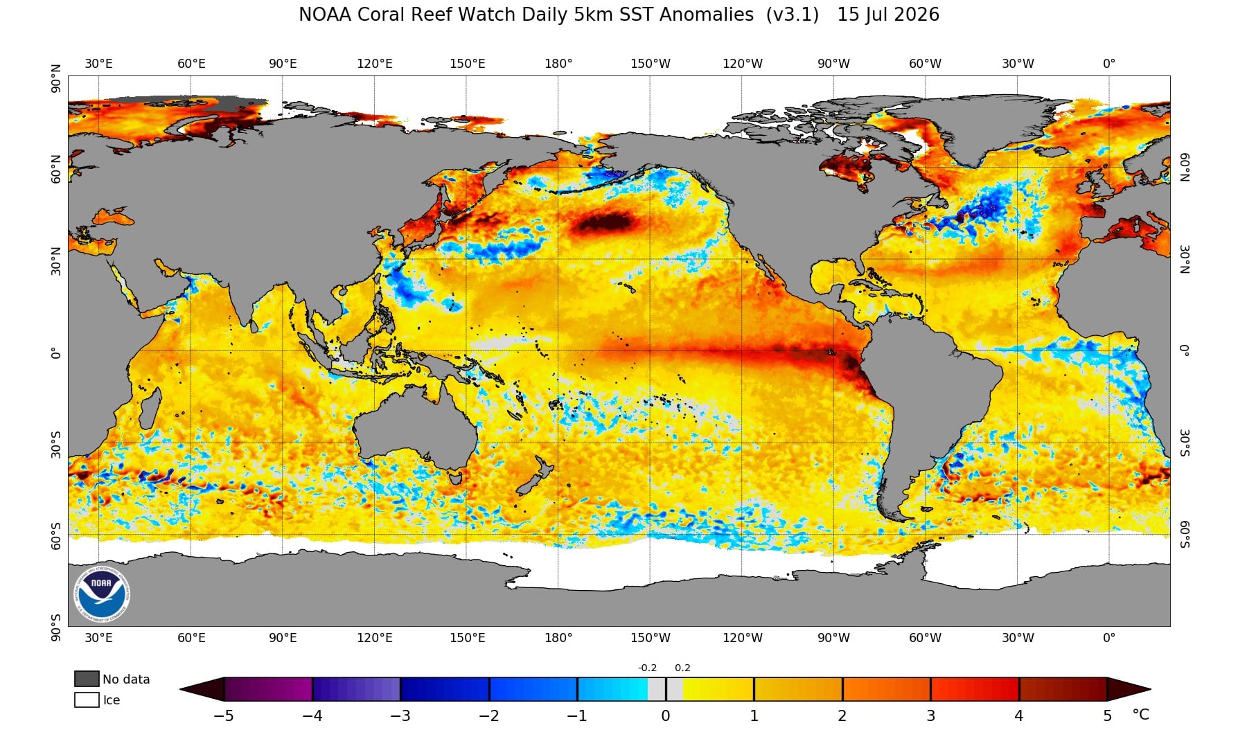 Noaa Sst Anomaly Chart
