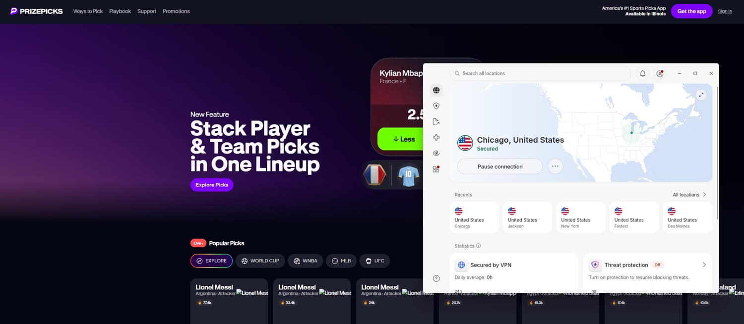 Nordvpn Prizepicks Unblock