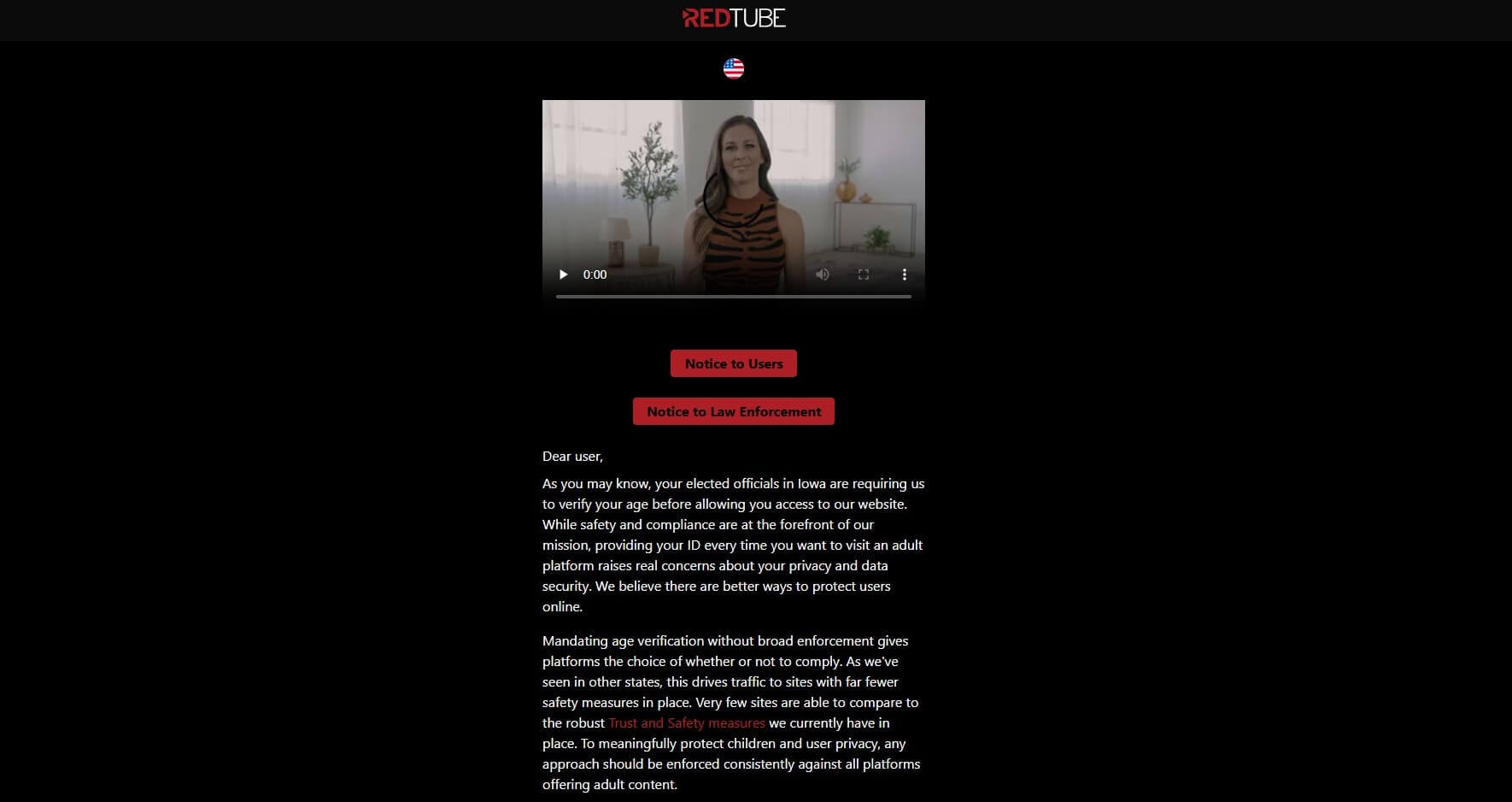 Redtube Iowa Blocked