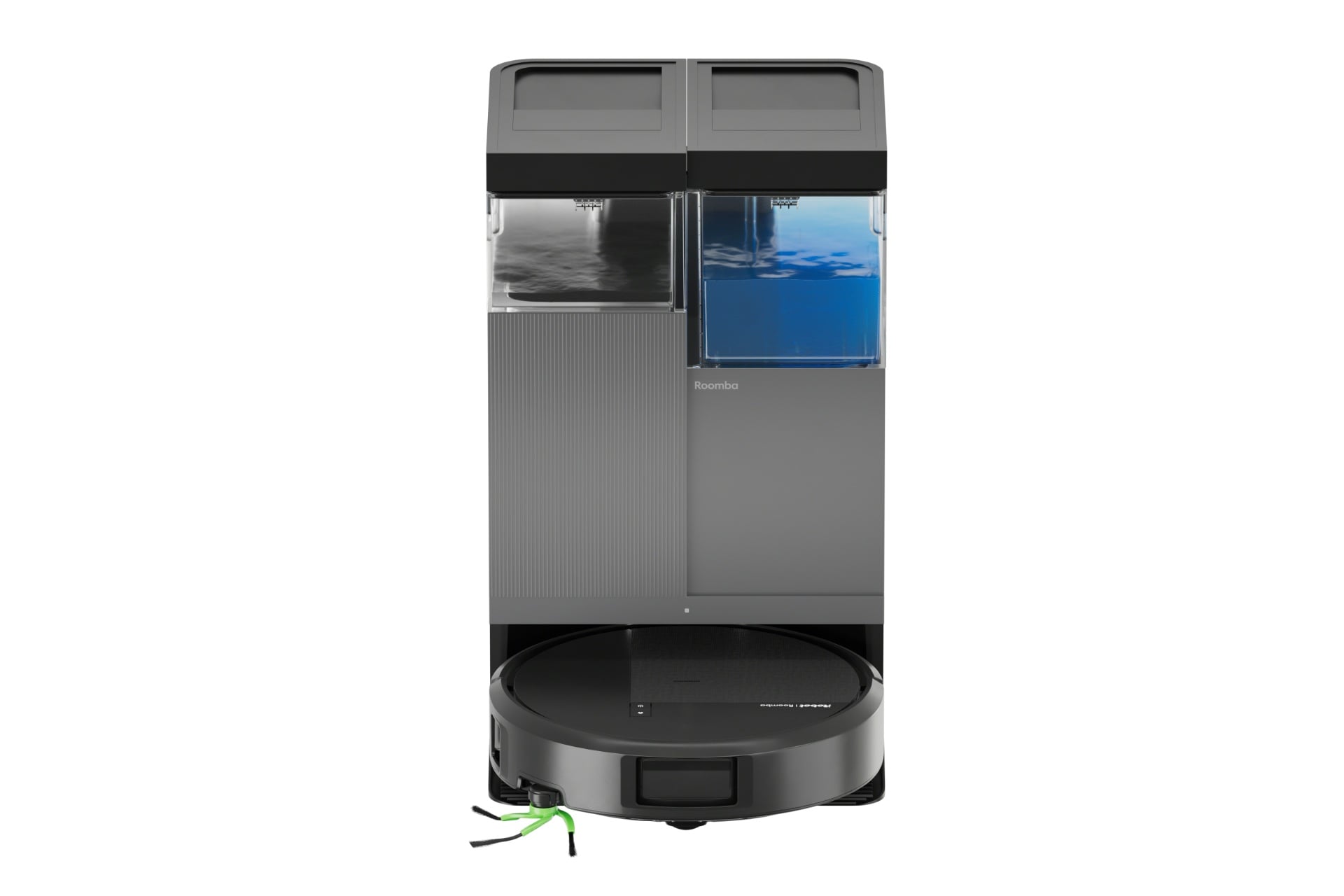 The Roomba Plus 415 shown in its Dock