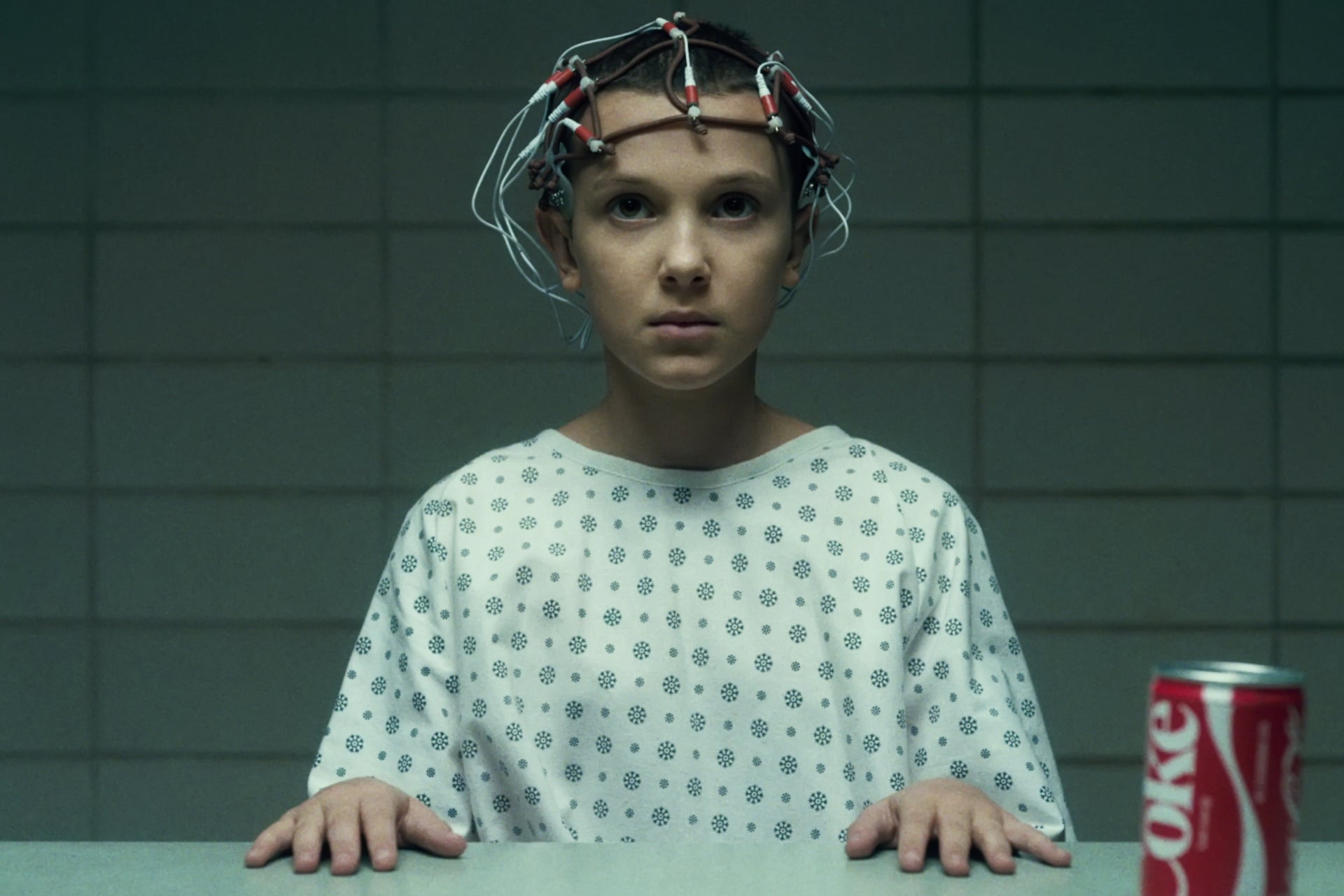 Millie Bobby Brown as Eleven in the first season of 'Stranger Things.'