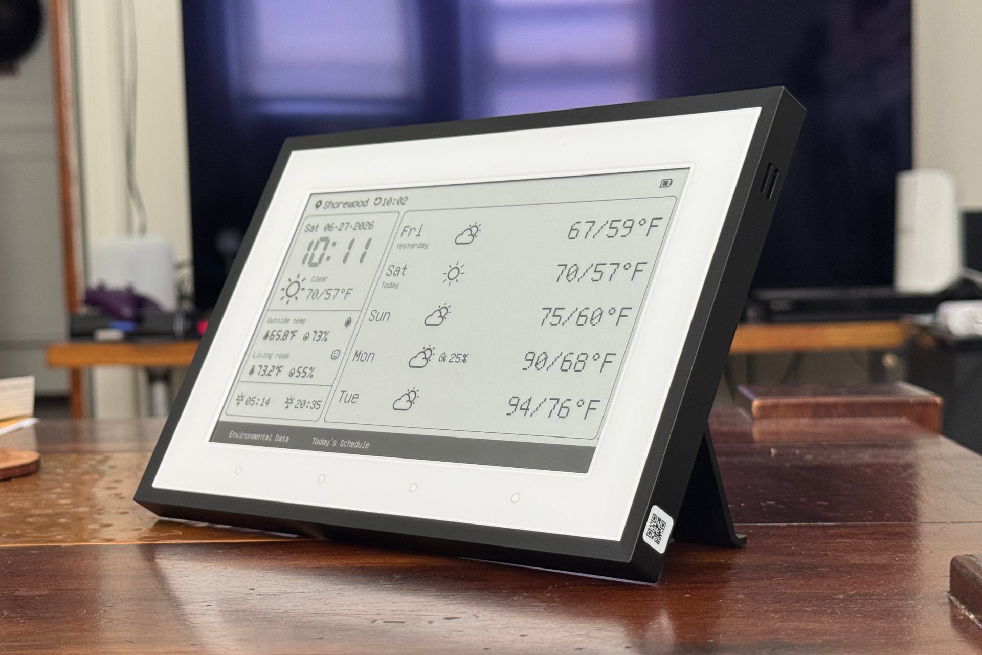 Switchbot Home Dashboard On Table