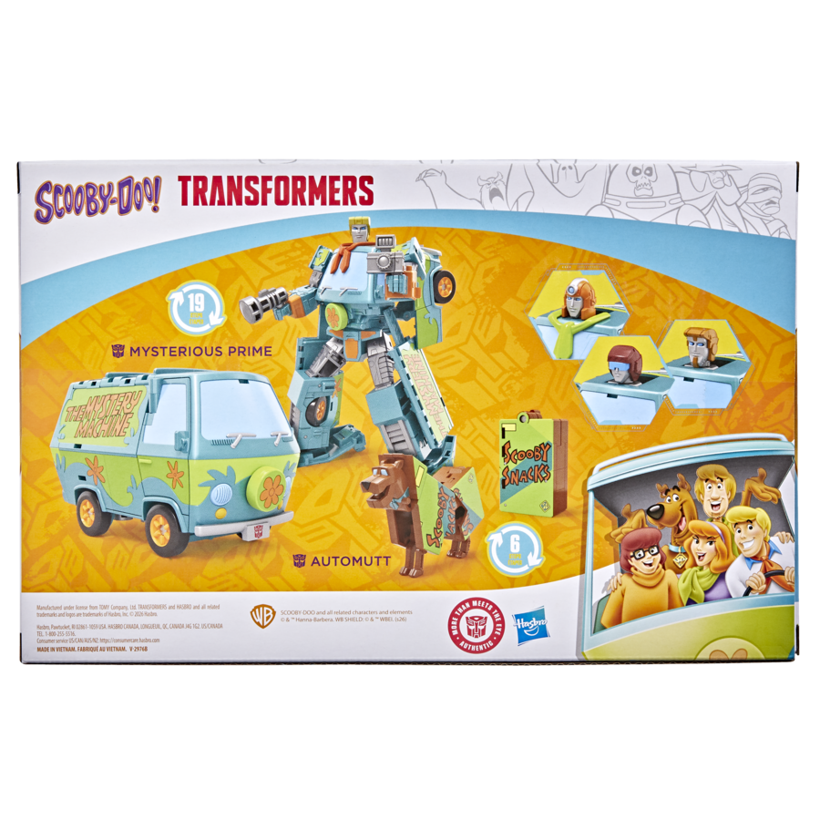Transformers Scooby Doo Mysterious Prime & Automutt (1)