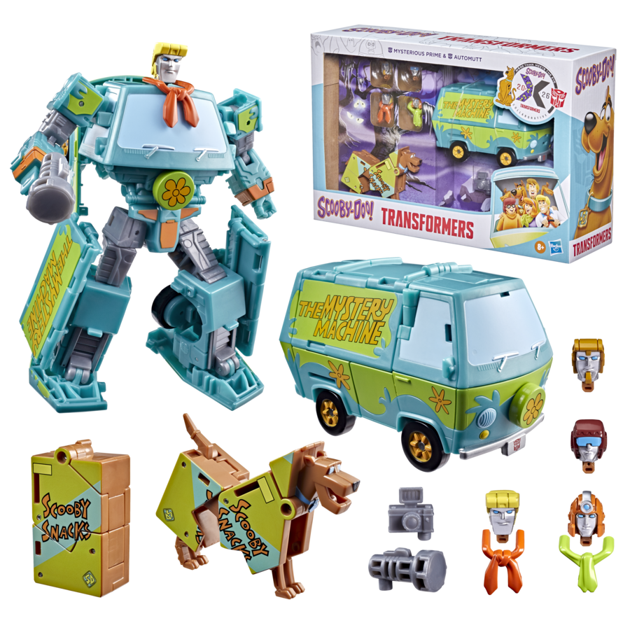 Transformers Scooby Doo Mysterious Prime & Automutt (2)