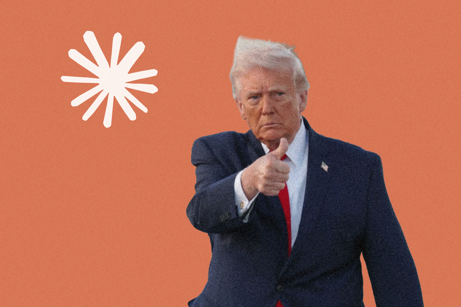 Donald Trump giving the thumbs up