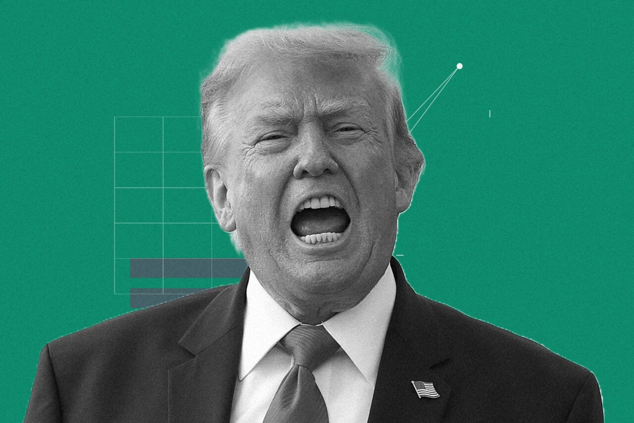 Trump seen yelling