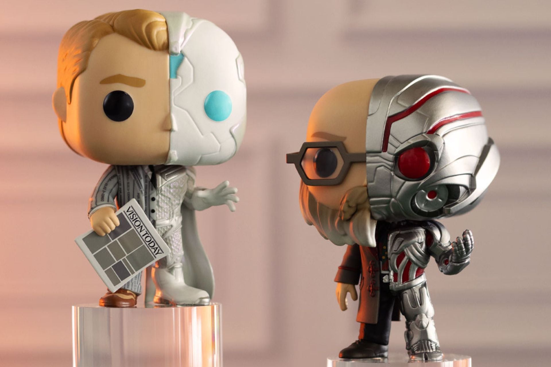 Vision and Ultron from the upcoming VisionQuest.