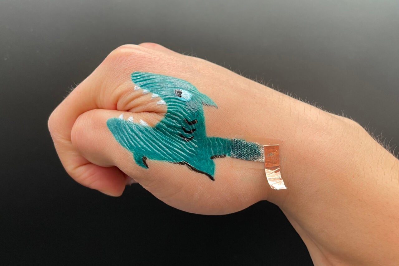 We Ppd Cartoon Shark Paintable Electrode Zhang