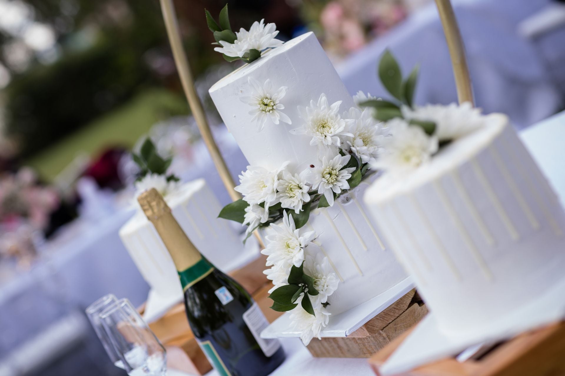 A wedding cake.