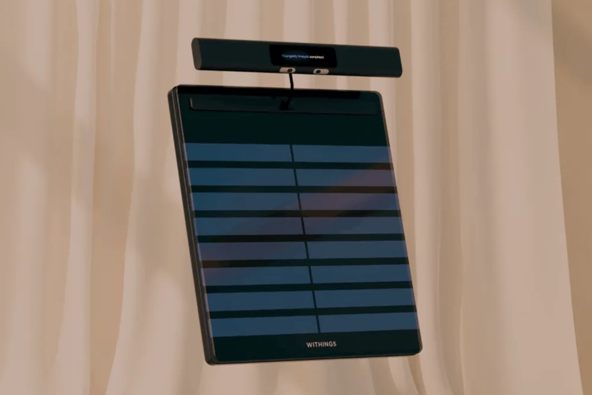 The Withings BodyScan 2 has a retractable handle.