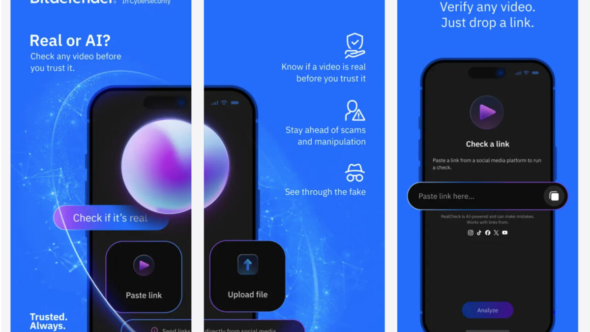 Bitdefender hat eine App entwickelt, die Videos auf Deepfakes analysiert ...