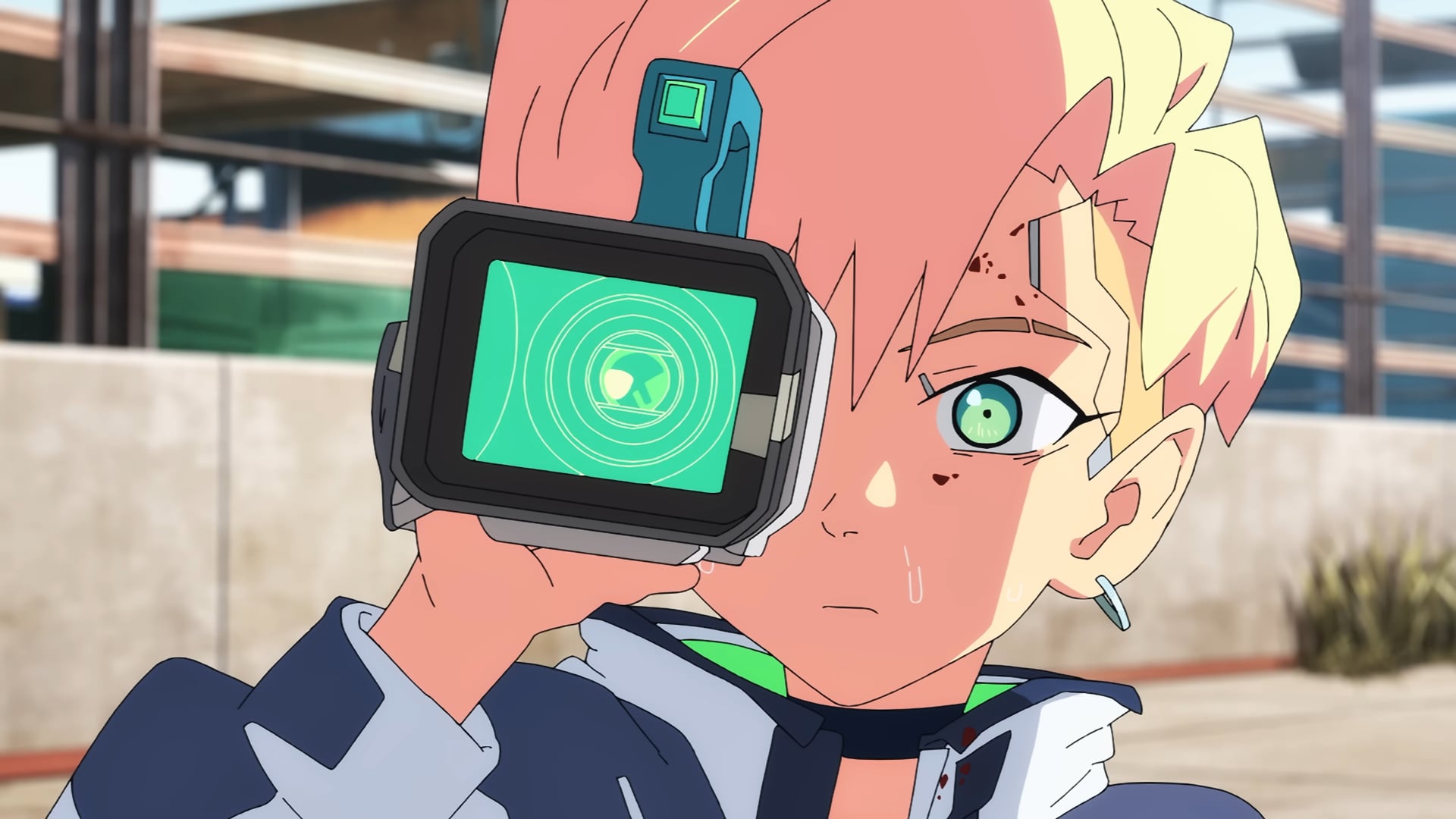 Cyberpunk: Edgerunners 2 still of Roman holding a camera.