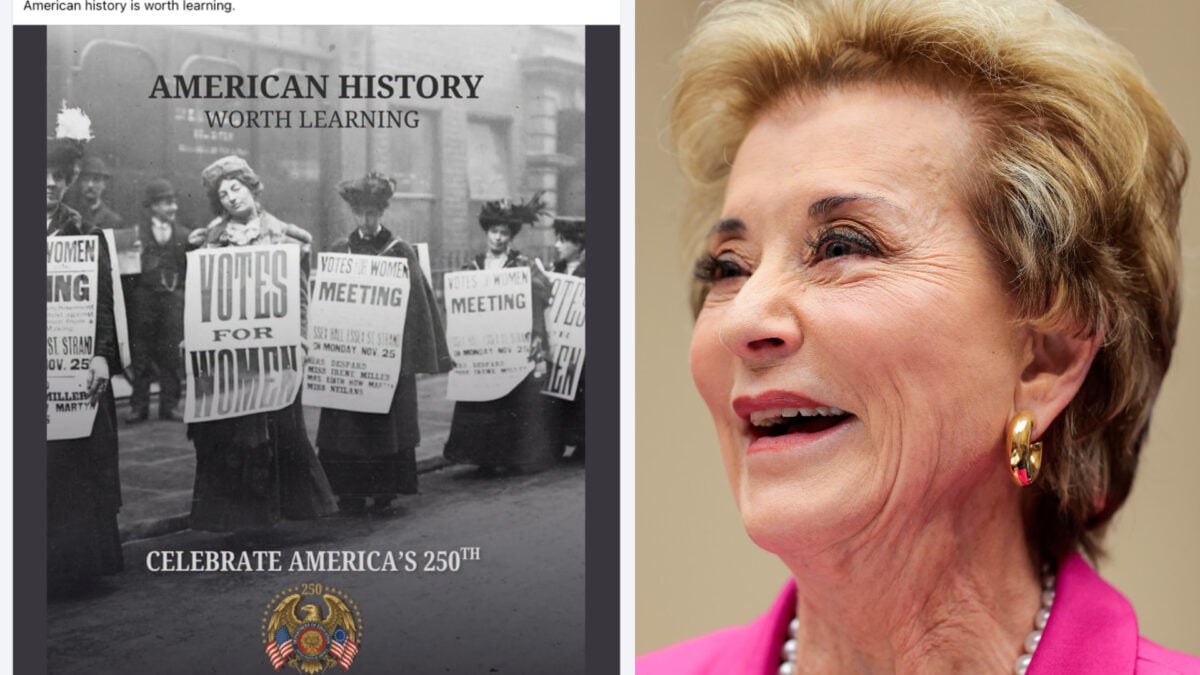 Trump’s Department of Education Celebrates ‘American History’ With Old Photo From U.K.