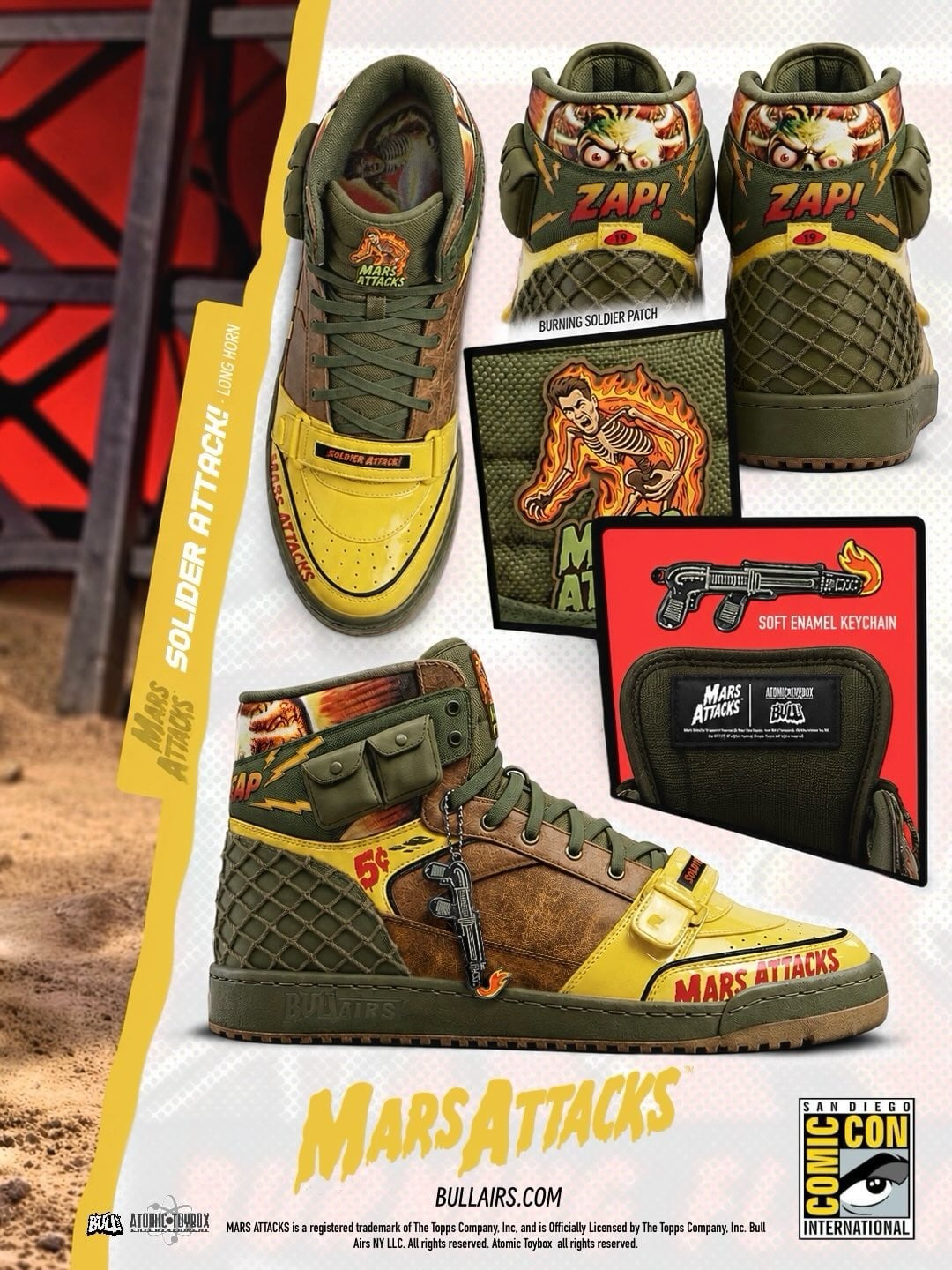 Mars Attacks High Tops Bull Airs 2