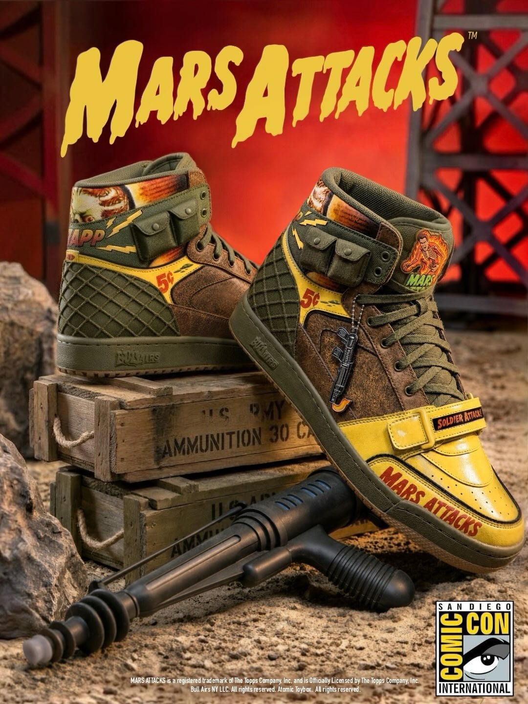 Mars Attacks High Tops Bull Airs