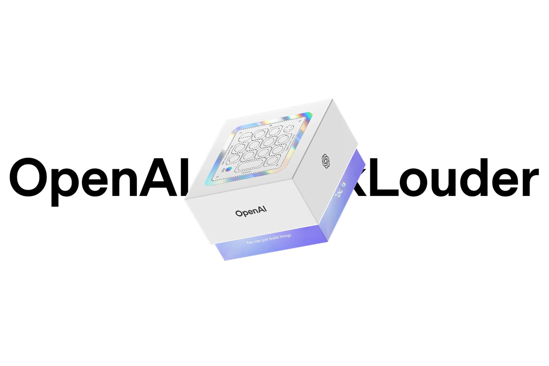 Promotional image for OpenAI's Codex keyboard.