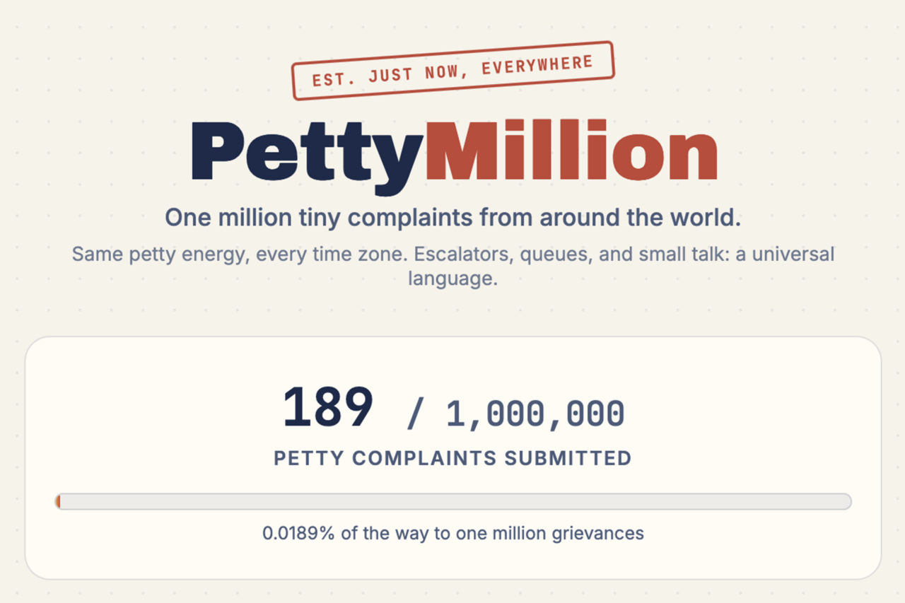 New website tries to rank the world's whiniest country