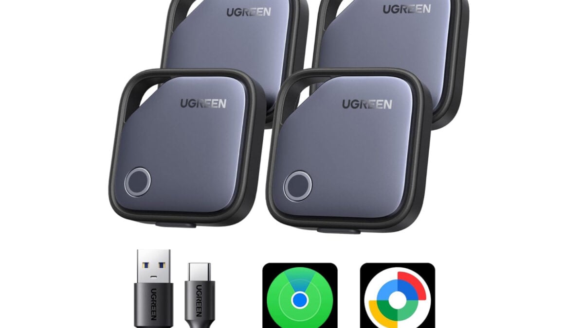 Im Gegensatz zu Apple AirTags ist das 4er-Pack Bluetooth-Tracker von ...