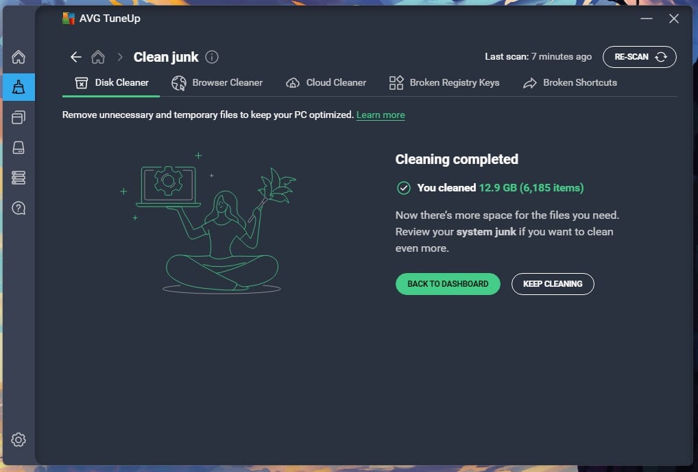 Avg Tuneup Clean
