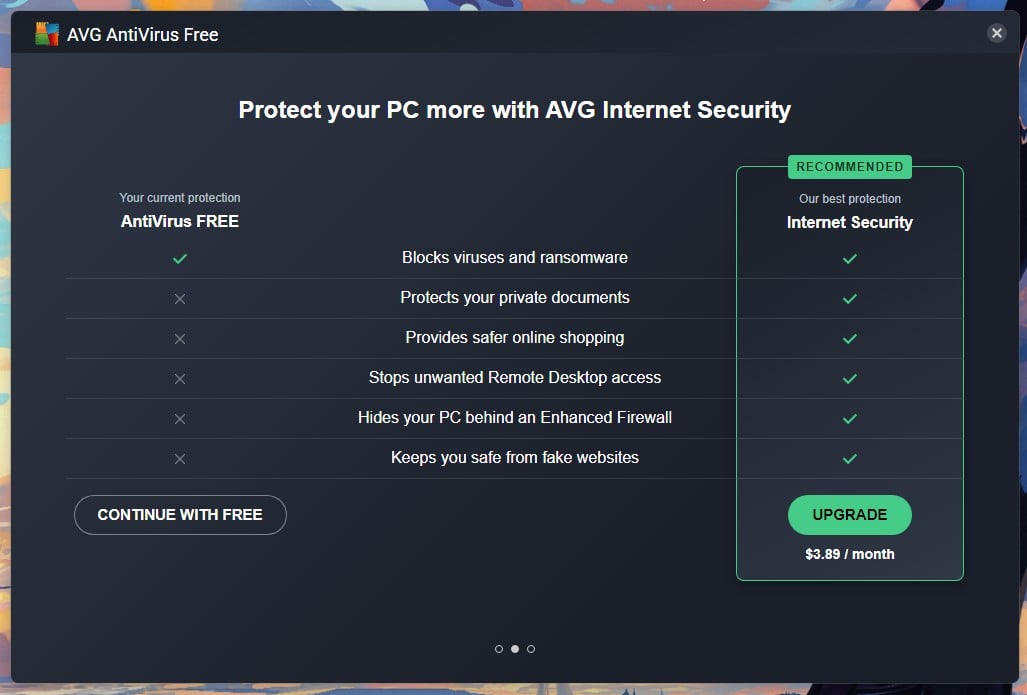 Avg Upgrade