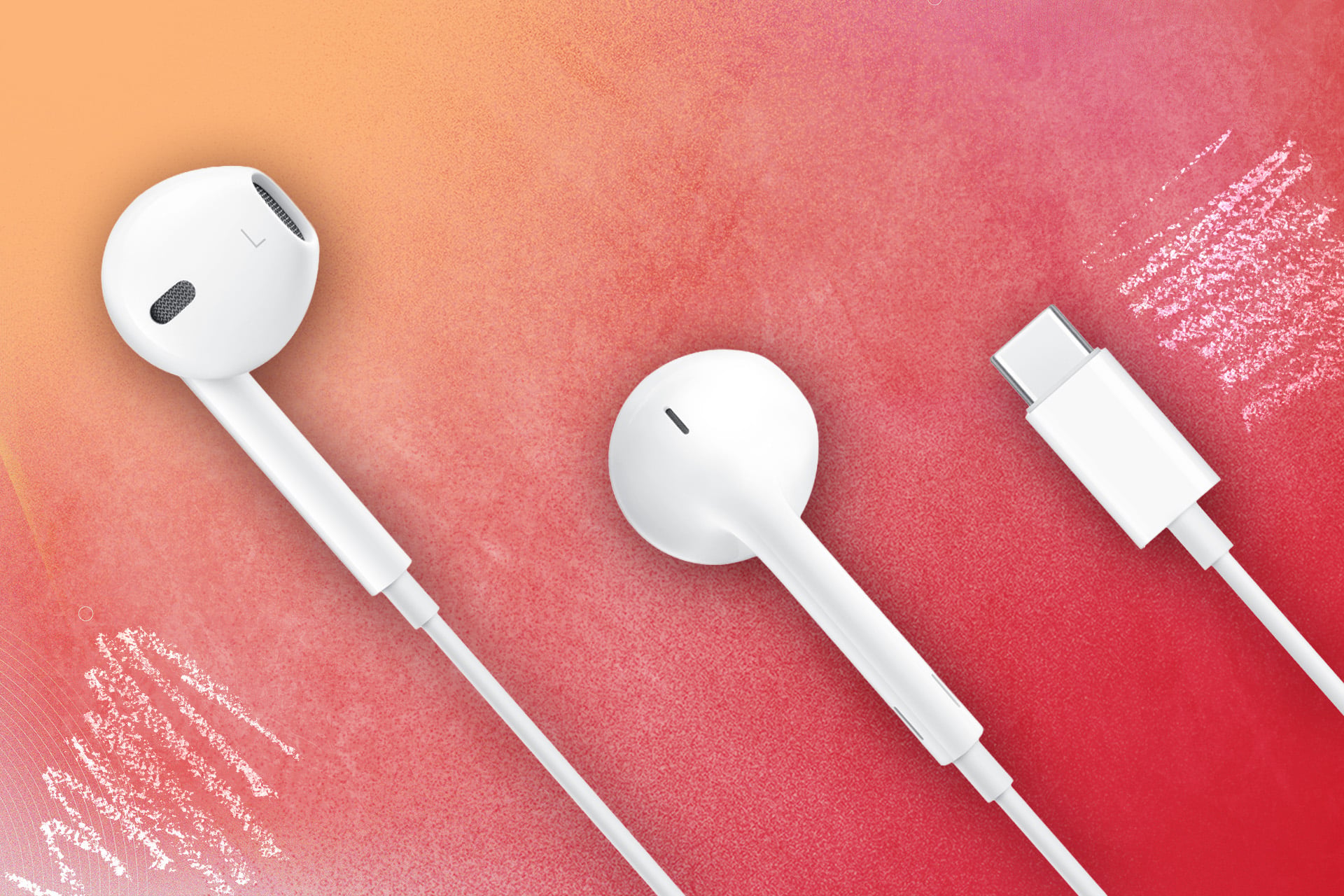 An image of the Apple Earpods.