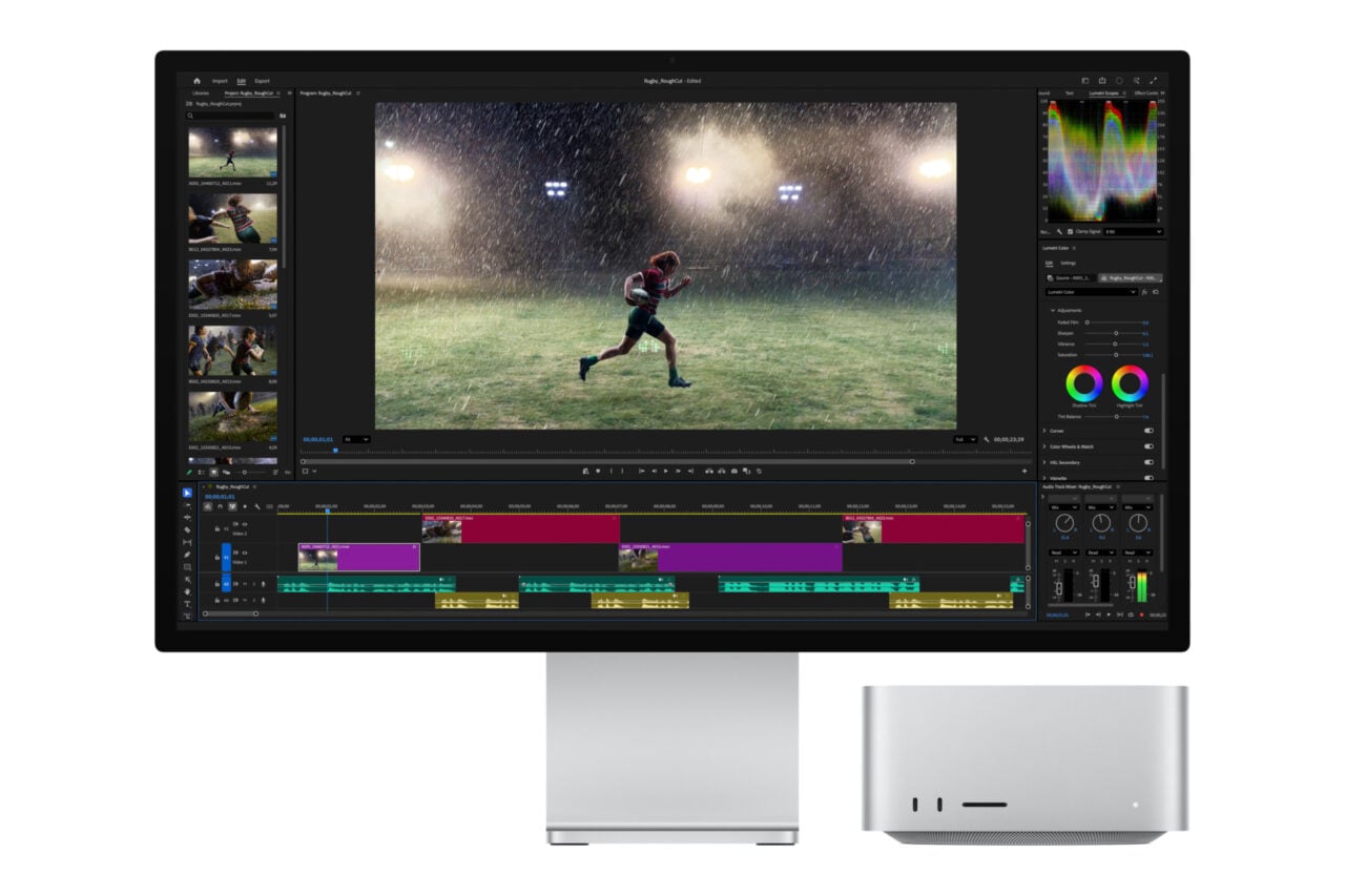 Apple Mac Studio Adobe Premiere
