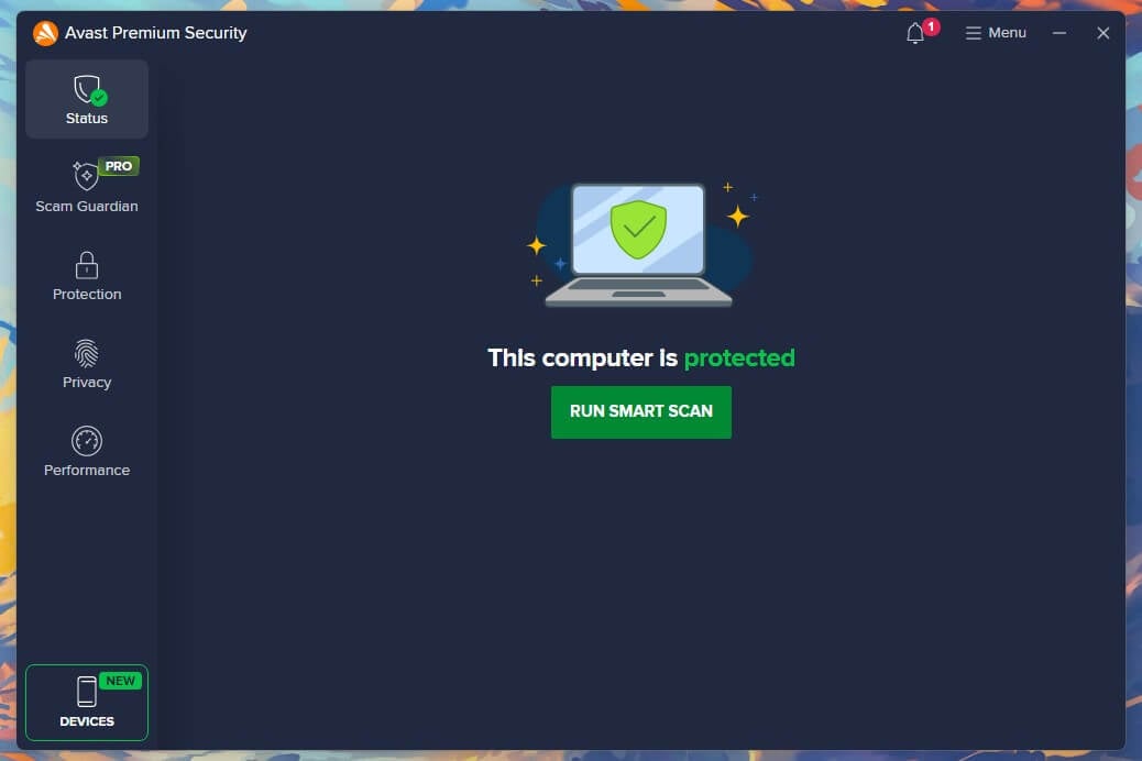 Avast Antivirus Software