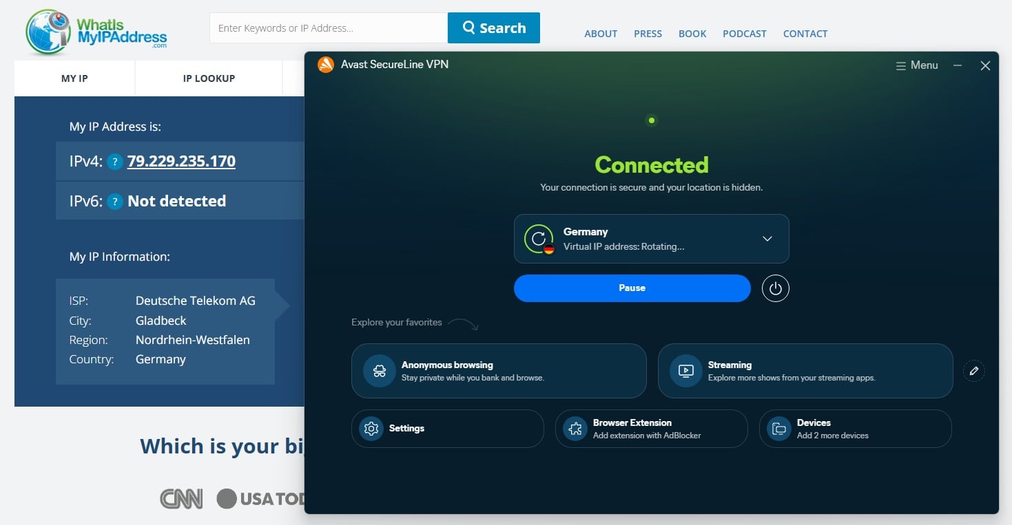 Avast Vpn Ip Address First