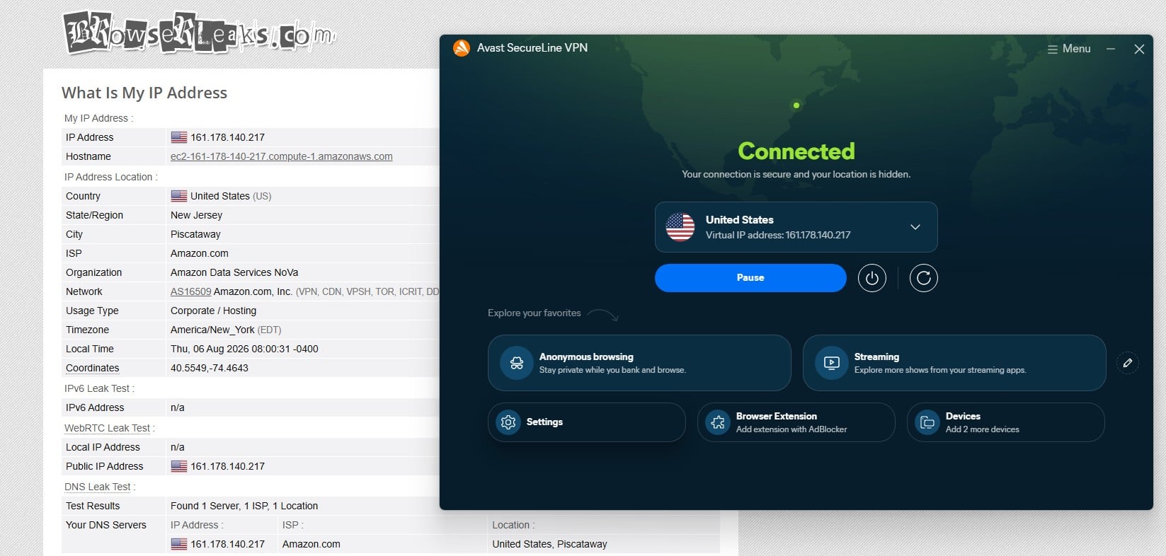 Avast Vpn Ip Leak Test 1