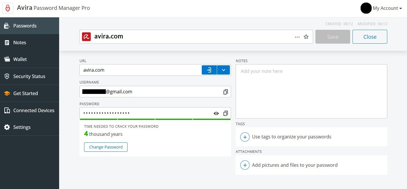 Avira Password Manager
