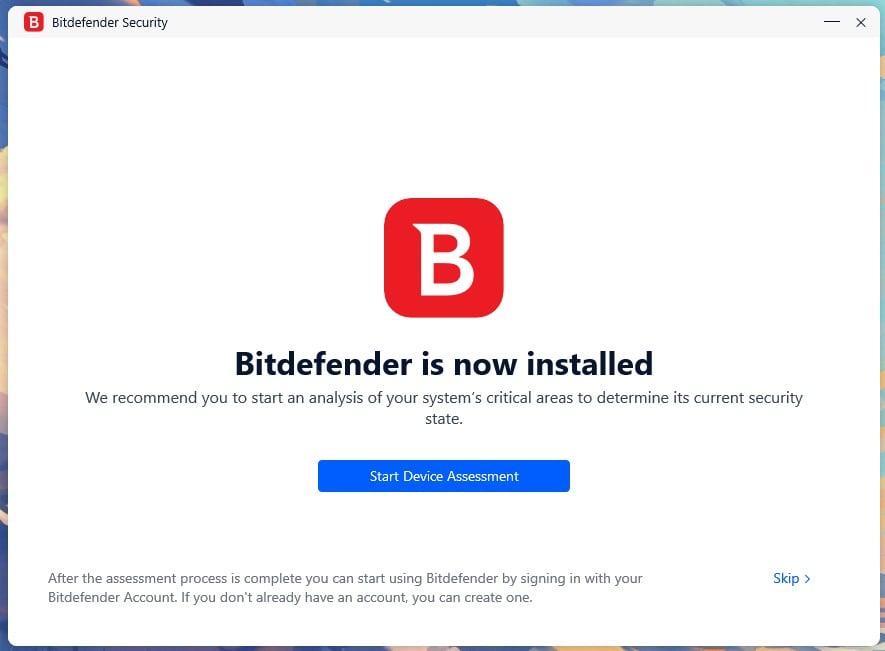 Bitdefender Setup 2