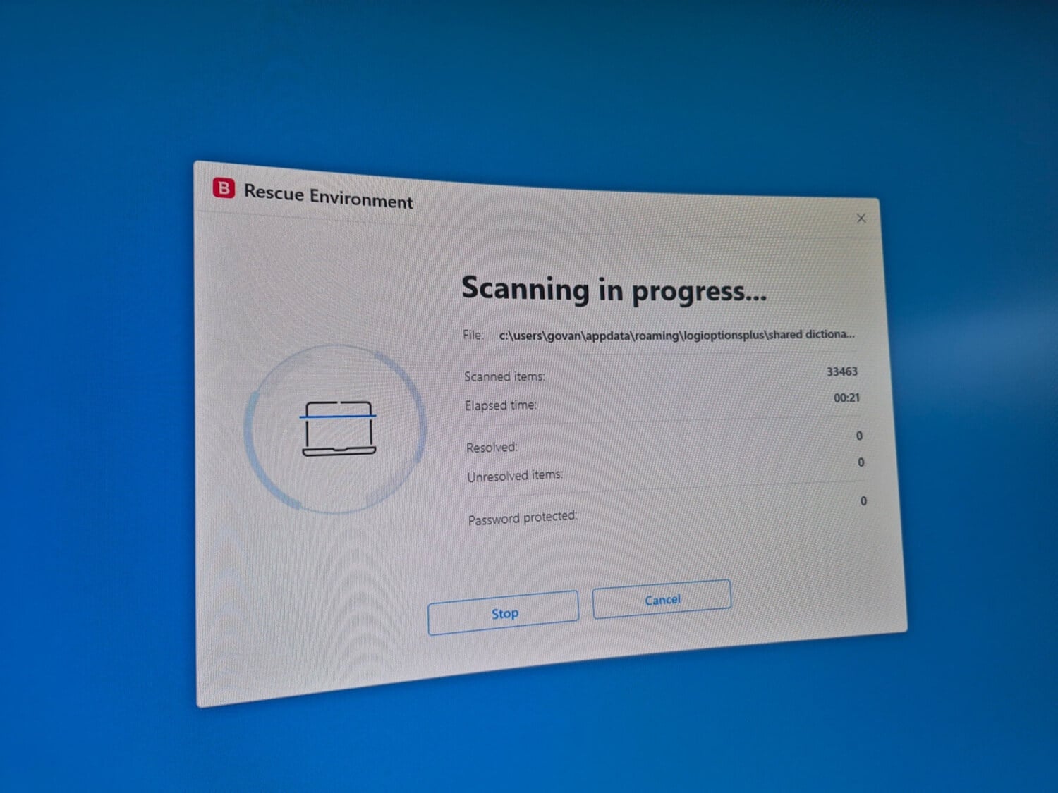 Bitdefender Rescue Environment